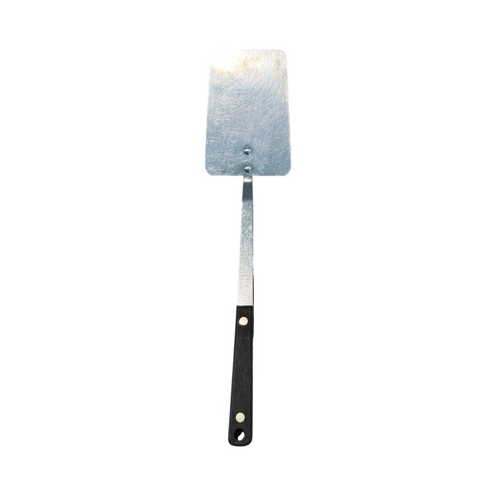 Vintage Maid Of Honor Stainless 14" Solid Spatula Black Handle